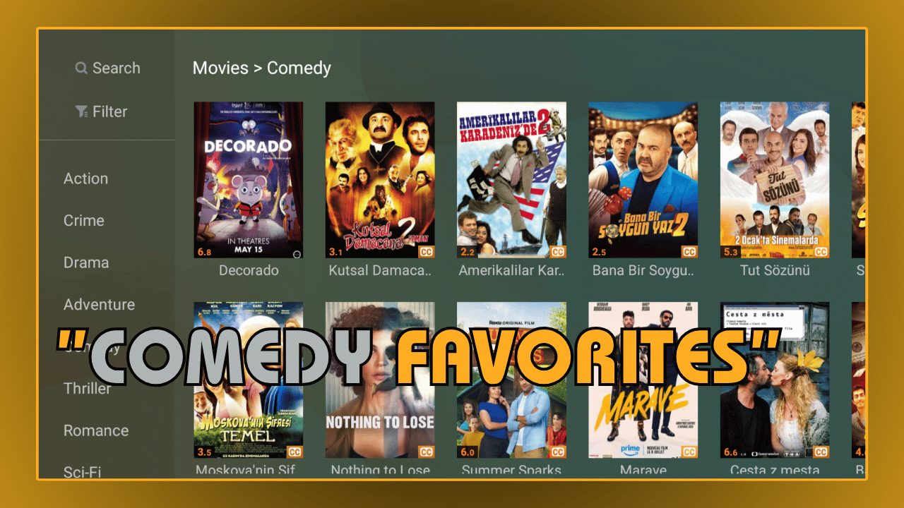 Comedy Favorites