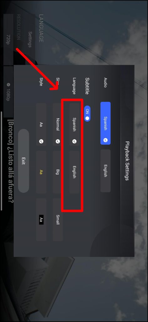 Enable Subtitles for Foreign Content