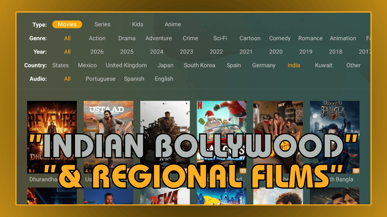 Indian Bollywood & Regional Films