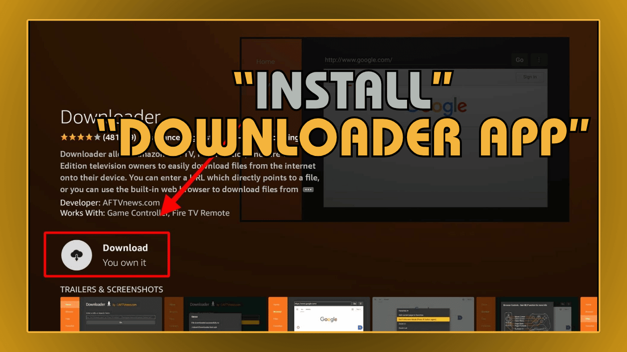 Install Downloader App
