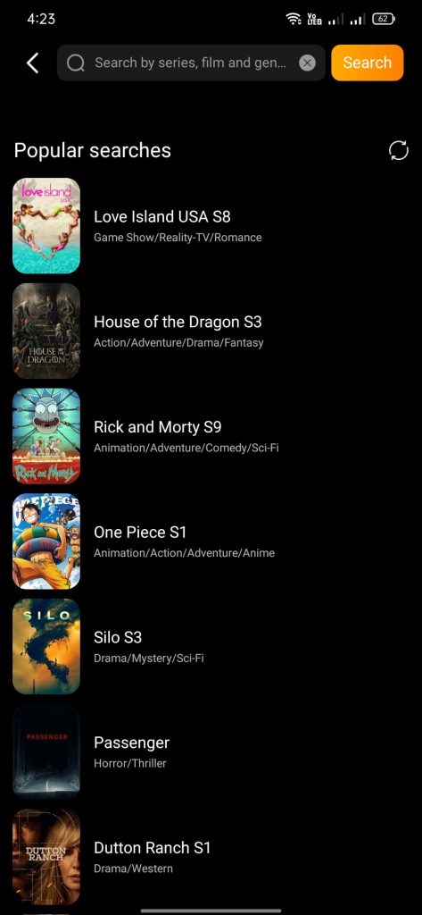 Use the Search Bar for Specific Titles